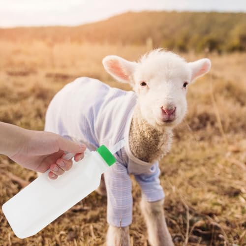 Biberón portátil para terneros con botellas de plástico de 1l y 850ml 6