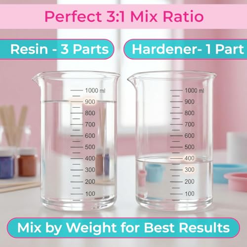 Image of Oytra Casting Epoxy Resin 3:1 Ratio with Hardener 6Kg Crystal Clear Bubble Free Deep Pour Liquid for River Table Table Top Self Leveling High Gloss Non Yellowing Finish