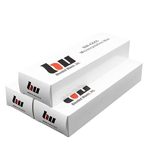 Blended Waxes, Inc. Microcrystalline Wax 1Lb. Block - Wax For Everyday Use (3Pk.) #TOP1