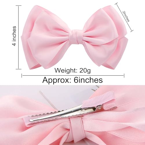 Pinzas para el cabello grandes de 6 pulgadas para niñas 2 piezas miniatura 5