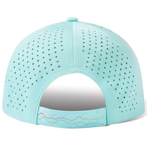 Image of UPF 50+ Performance Water Resistant Baseball Cap Lightweight Breathable Hat Golf Running Boat Hiking for Men Women