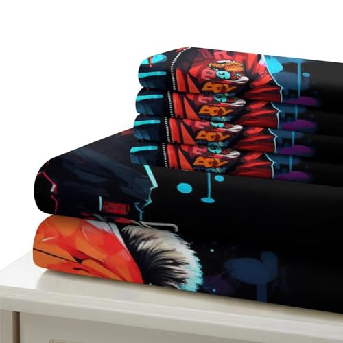 Housse de couette panda 3D hypoallergénique avec fermeture éclair