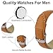 OFFCUP Reloj Hombre, Reloj de Cuero Imagen de OFFCUP Reloj Hombre, Reloj de Cuero