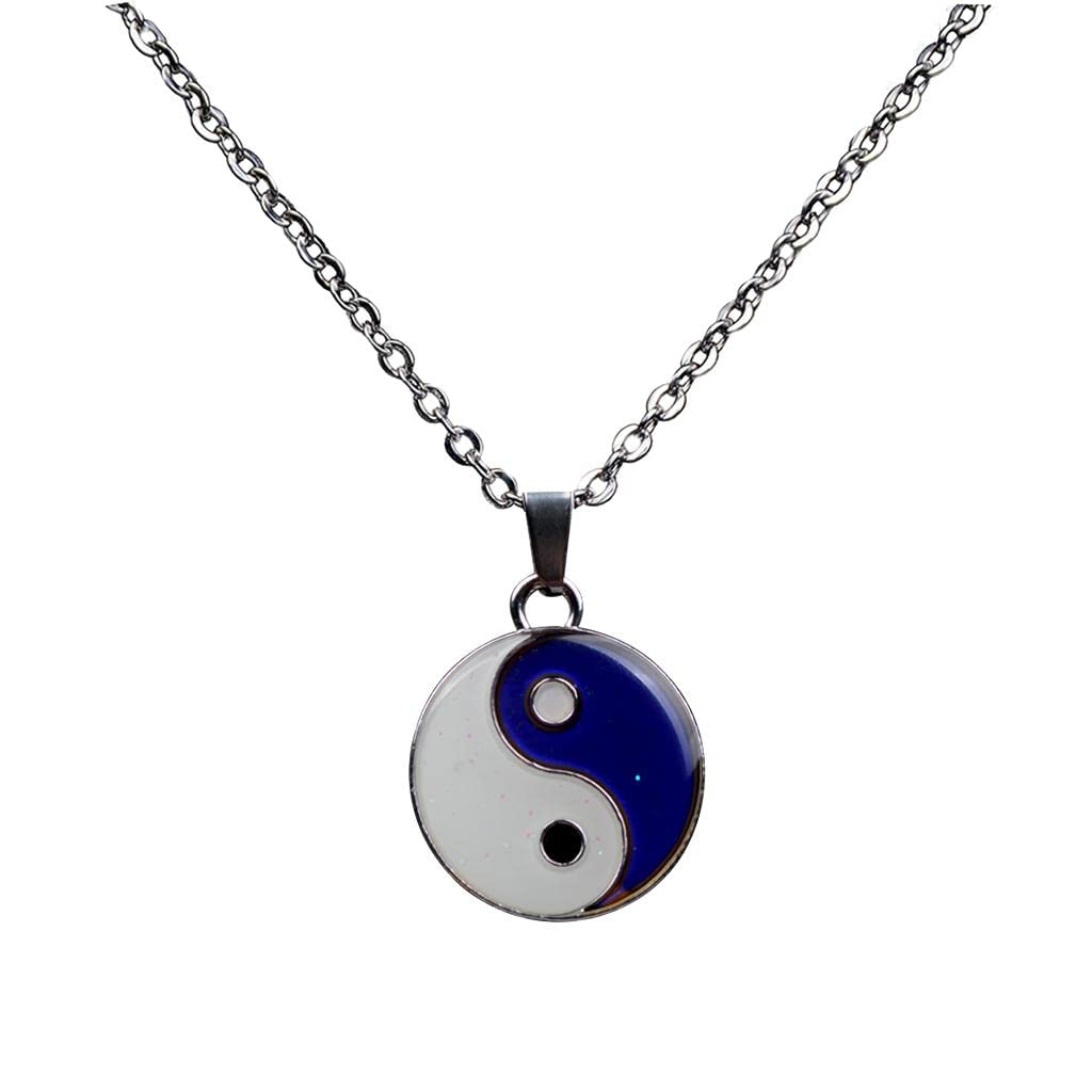 CALANDIS® Tai Chi Gossip Shaped Color Change Mood Pendant Necklace Emotion Jewelry (B0BGXZS86V) Amazon Price History, Amazon Price Tracker