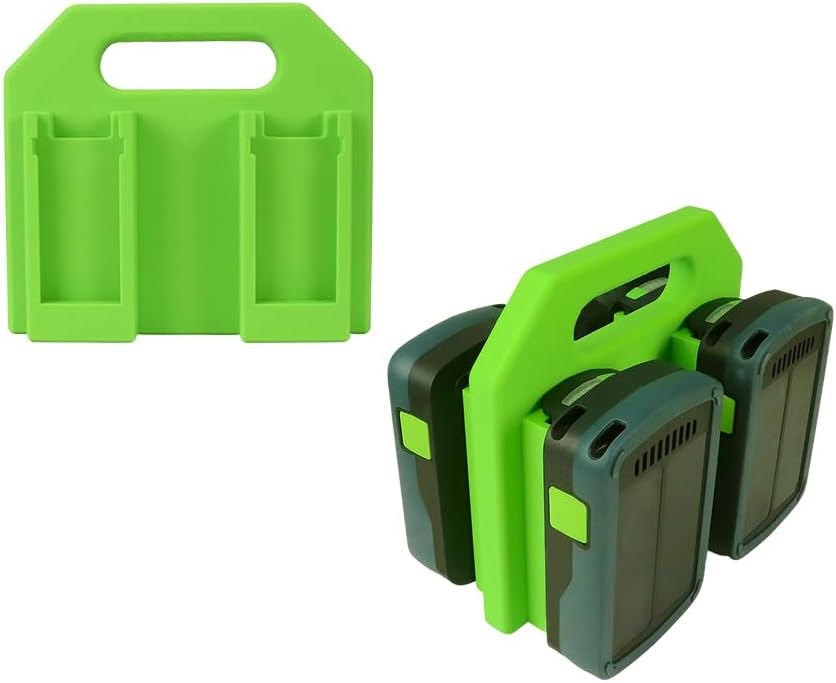 Battery Caddy 4 Pack Compatible with 18V Batteries – Portable Battery Storage Holder