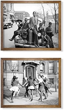 Vintage African American Photo Wall Art - Gifts for Black History...