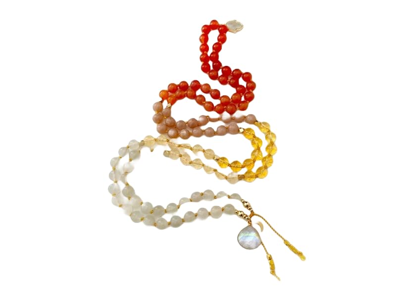 Bracelet de yoga en pierre de lune et soleil pour vos rituels bien-être