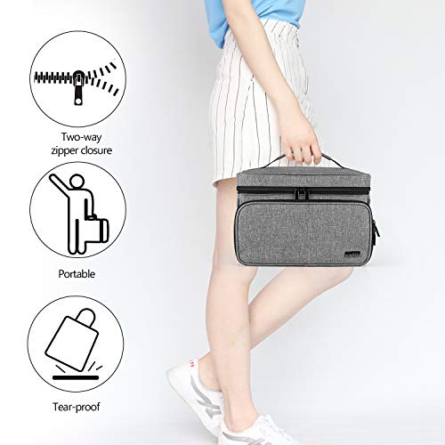 Sac rangement kit couture boite accessoires et matériel gris - 6