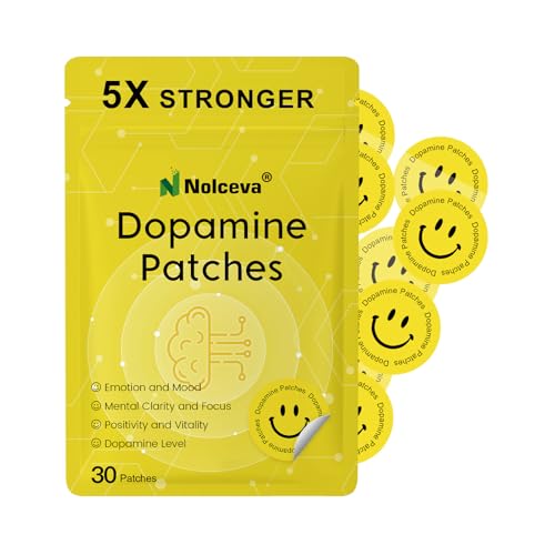 Dopamine Patches for Men & Women 5X Stronger Formula Mood Boost & Positivity Support Vegan Mood Support Patches for Daily Mental WellnessNew & Improved Kind of Patches