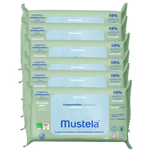 Lingettes nettoyantes à l'avocats Bio | Nettoie efficacement et en douceur | Peau douce et hydratée | Visage, mains et siège | Fabriqué en France | Lot de...