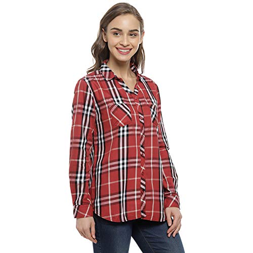 Image of PINACOLADA Women's Checkered Casual Shirt