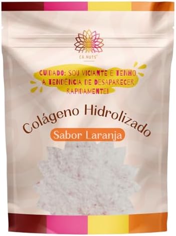 Colágeno Hidrolisado Sabor Laranja Ca.Nuts (500g)