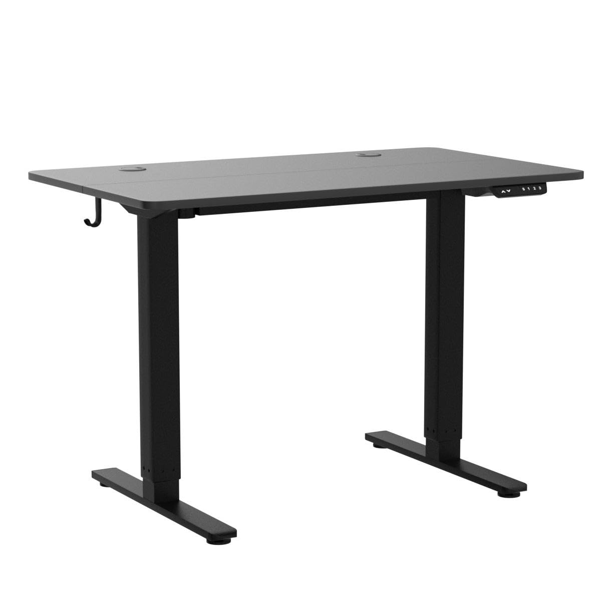 Cubiker 59.1" L-Shaped Gaming Desk, Home Office Computer Desk with Monitor Stand, Walnut view 3
