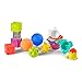INFANTINO Coffret balles, cubes et gobelets - Balles sensorielles multi-texturées, cubes souples & gobelets empilables pour l'exploration sensorielle, coffret de 16 pièces - Dès la naissance 215026-00