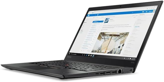 Lenovo Thinkpad T470s 14 inches FHD Laptop Computer, Intel Core i5-7300U, 8GB RAM, 256GB SSD, Windows 10 Pro (Renewed) i5-7300-8-256 image 2 of 4 B0CDGLRXHP