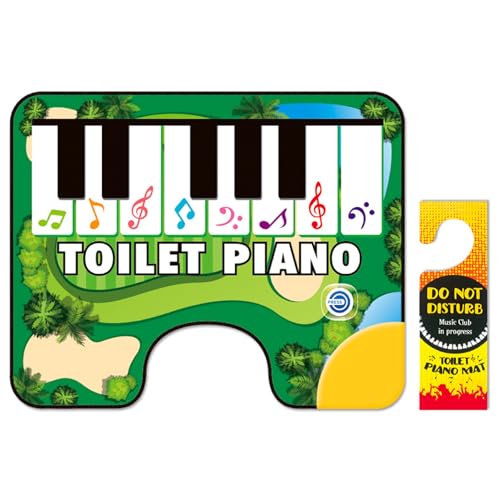 Tapis de piano de sol toilette pour amuser les enfants au WC