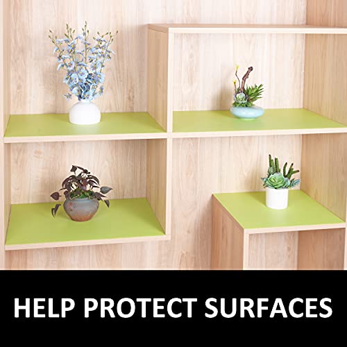 Rxemohesuoh Original Non-Slip Drawer And Shelf Liner,Eco-Friendly Materials,Non Adhesive,Powerful Grip,Durable And Reusable,23.5In X 10Ft Roll,For Drawers,Shelves,Cabinets,Tables,Kitchen,Green #TOP2