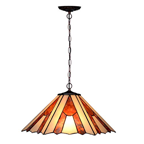 Lustre durable en vitrail de 16 pouces pour corriger un éclairage terne