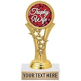 Crown Awards Custom, Funny Trophy Wife Gift Ideas for Her, Personalized Wife Gifts