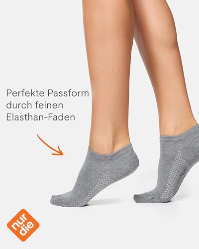 Nur Die Bambus Sneaker Socke 2er Pack Damen kaum sichtbar Bambussocken weich