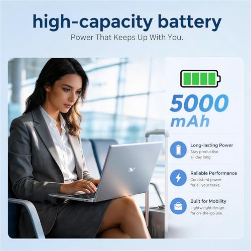 Image of 2026 Laptop Computer, 15.6 Inch Windows 11 Pro Laptops, 8GB RAM 256GB SSD, Traditional Portable Lap top with Core M3-6Y30 Processor and Built-in Cooling System for Business & Students