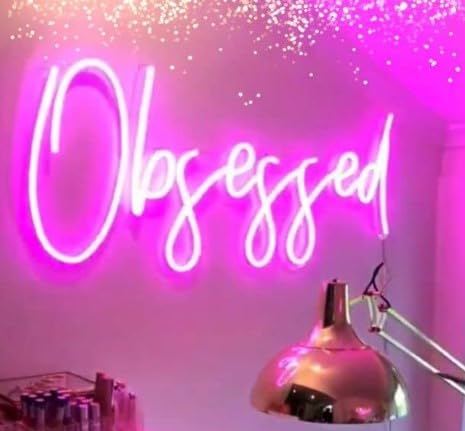 SG PRINT Obsessed Neon SIGN FOR Wall Art For Room Wall Decoration Salons Nail Neon light-image-8
