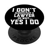 Lustiges Anwaltskostüm Rechtsbeistand Rechtsbeistand Rechtsstreitfall Anwälte PopSockets Klebender PopGrip