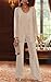 3 Piece Mother of The Bride Pantsuits for Wedding Dressy Chiffon Beaded Formal Evening Gown with Jacket Outfit PS006