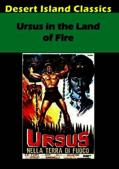 Ursus In The Land Of Fire disco DVD para recuperar el cine péplum clásico