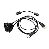 WR-V (DG5) ホンダ用 純正カーナビ USB/HDMIソケット&ケーブル+Eタイプ HDMI入力 アダプタ ミラーリング LXM-242ZFNi LXM-245ZFEi LX-240ZFE パーツ アクセサリー WRV (純正ナビ用set)