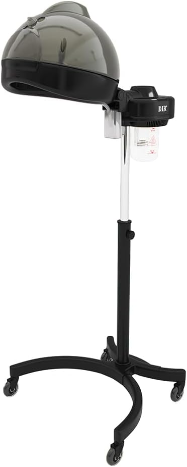 DIR Professional Hair Salon Steamer Free Standing Roller Hair Steamer with Hood - AirMist
