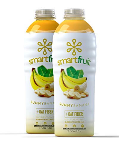 Smartfruit Sunny Banana + Oat Fiber, 100% Real Fruit PurÃ©e, Non-GMO, No Additives, Vegan - 48 Fl. Oz