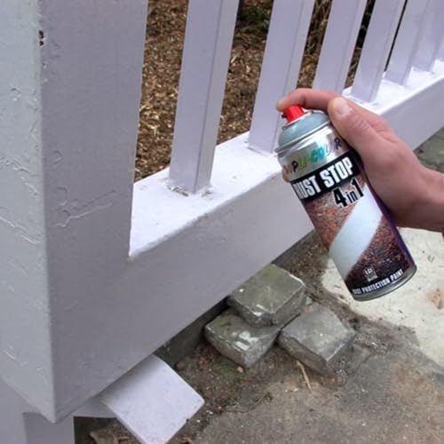 DUPLI-COLOR RUST STOP RAL 9005 Tiefschwarz seidenmatt 400 ml - Sprühfarbe – Ansicht 3