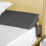 banflower Queen Size(60"x10"x6") Bed Wedge Pillow for Headboard Multi-Use Reading Pillow Long Bolste