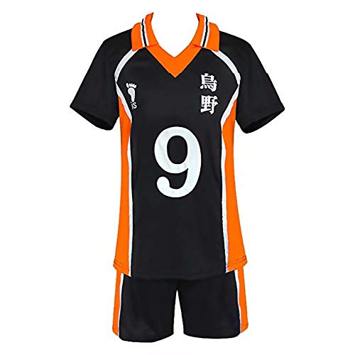 ZZZymh Haikyuu Karasuno Cosplay Uniforme 9 Estilos Hot Anime Karasuno High School Sportwear Haikyuu Volleyball Jersey