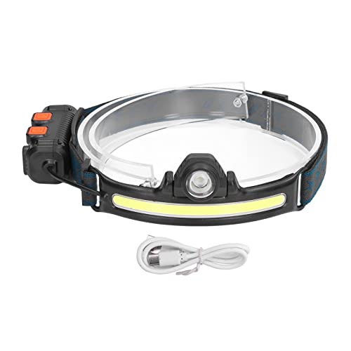 Lampe frontale LED XPG COB rechargeable USB puissante pour éclairage extérieur