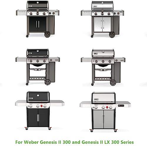 SafBbcue 18.75" Stainless Steel Cooking Grates for Weber Genesis II E-310 E-315 E-325 E-330 E-335 S-310 S-335 SE-310 SE-335 Grills,Grill Grids & Grates,Replace for Weber 66802/66095