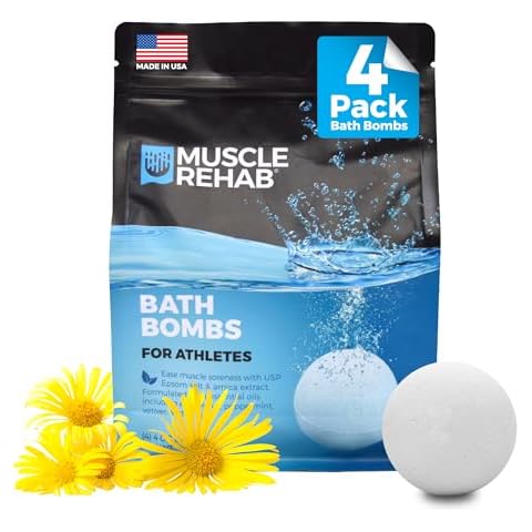 Muscle Rehab Epsom Salt Bath Bombs Cover