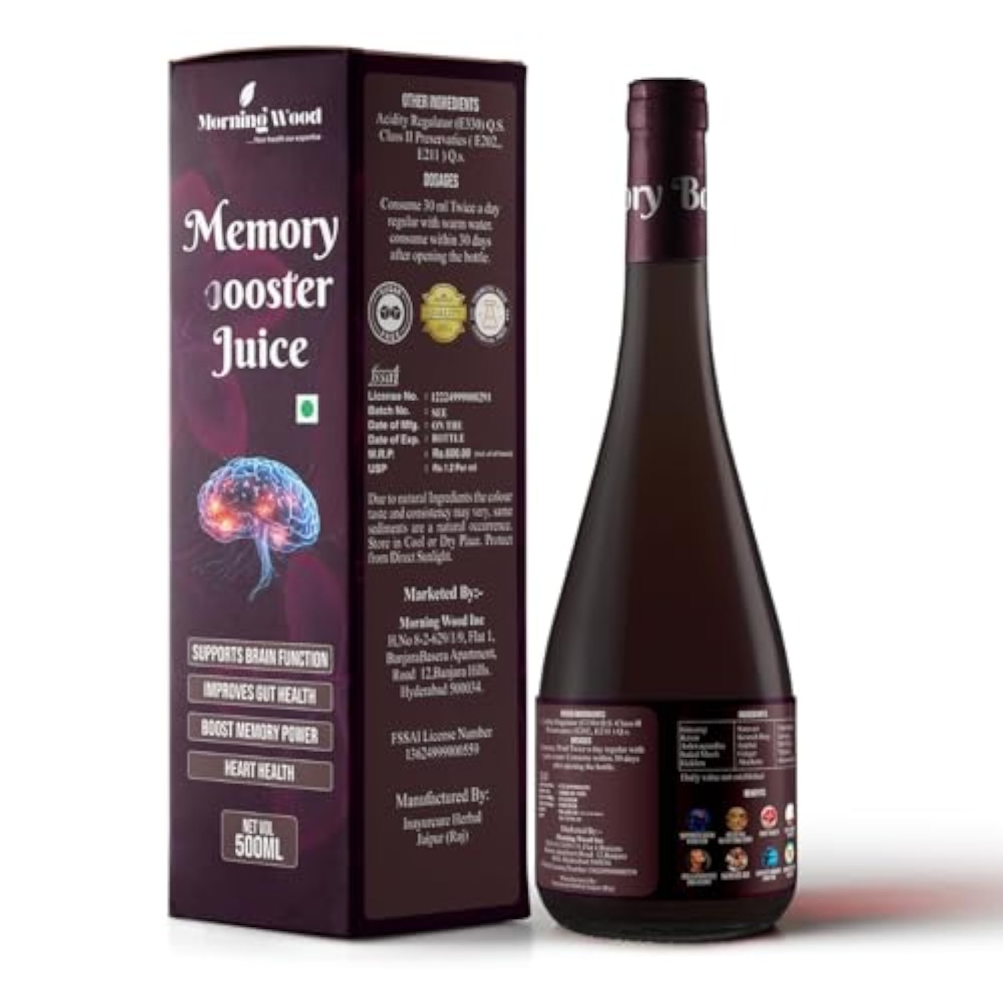 Morning Wood Memory Juice 500ml