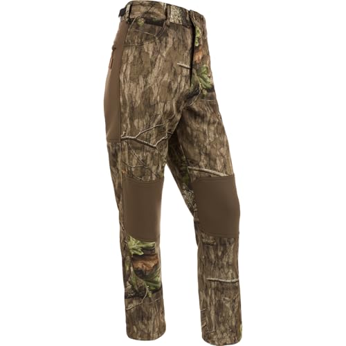 Drake Waterfowl Men's Non-Typical Endurance Soft Shell Durable Fleece Lined Camo Mid Season Hunting Pants with Scent Control