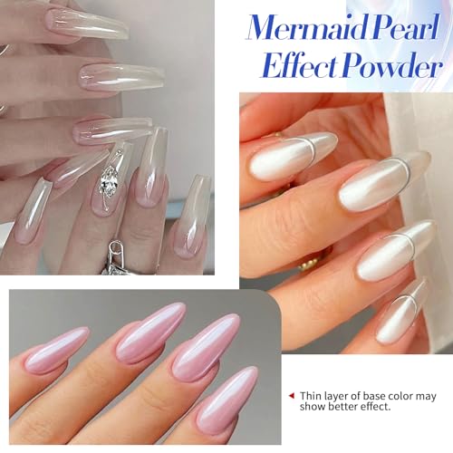 Born Pretty Bundle 2 4 Boxes Nail Art Powder Mirror Holographic Laser Rainbow Neon Pearl Mermaid Pigment Manicure Glitter Dust