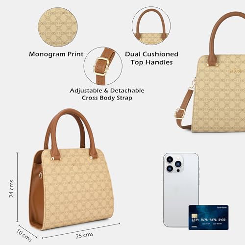 Image of Lavie Women's Ushawu Satchel Bag | Satchel Handbag for Work | Ladies Purse | Stylish Shoulder Bag | Gift for Women