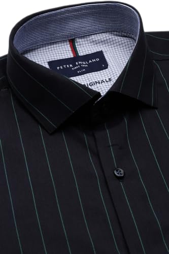 Image of Peter England Men's Striped Slim Fit Shirt