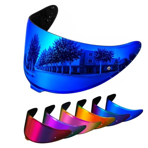 Image of PSLER RF-1400 RF 1400 visor - CWR-F2R Face Shield Helmet Visor Motorcycle Helmet Shield Accessories Replacement for RF 1400 CWR-F2R NXR2 Z8,Deep Blue