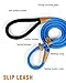 lynxking Dog Leash Slip Lead 5 6 8 FT Dog Training Leash Strong Heavy Duty Braided No Pull Training Lead Leashes for Small Medium Large Dogs