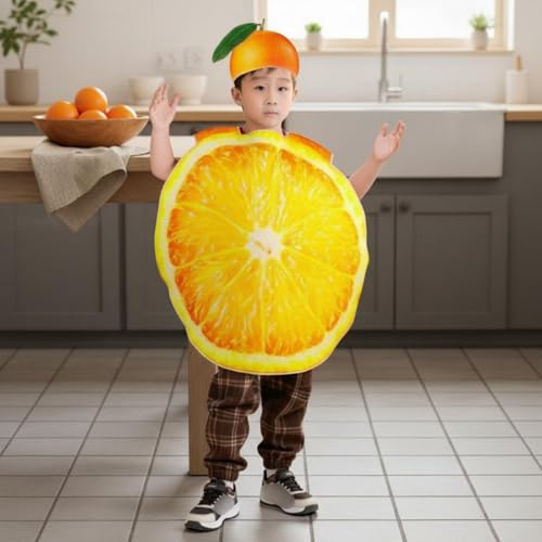 Disfraz de naranja Qianly para niño cómodo y divertido miniatura 6