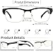 Smart Glasses, Bluetooth Audio Glasses for Men Women,Wireless Headphone Glasses with Speaker, Voice Control,HD Voice Calling,Anti-Blue Light Lenses,Magnetic Charging,Unisex