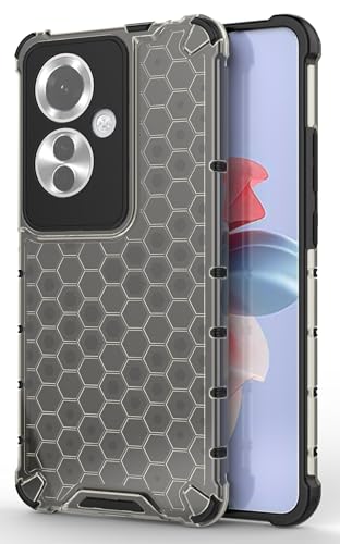 Image of Glasgow Back Case Cover Compatible with [ Oppo F25 Pro 5G ] (Stylish Design) - Black