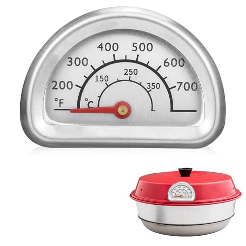 mizikuu Termómetro para Horno, Termómetro de Horno de Lectura Instantánea de Acero Inoxidable Indicador De Temperatura 0 ℃ – 350 ℃ Compatible con el horno Omnia Para Barbacoa Suministros De Cocina