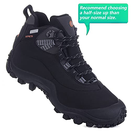 Manfen Men's Thermator MidRise Waterproof Hiking Boots Trekking